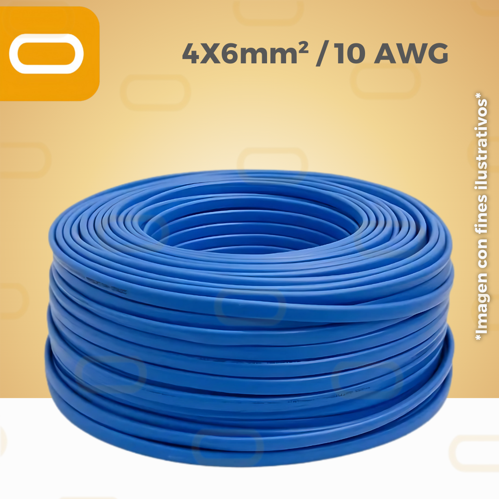 Cable Sumergible 4x6mm² / 10AWG