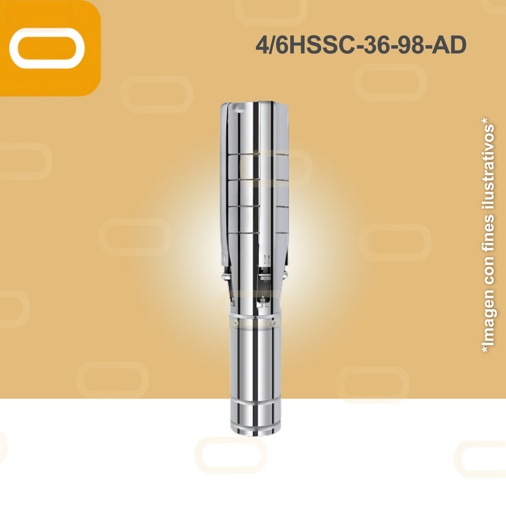 Bomba Sumergible SOLAR 4/6HSSC-36-98-AD