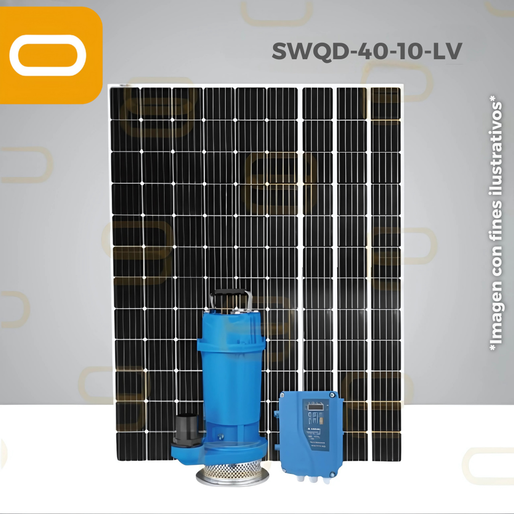Sistema Bomba Desechos Sumergible SWQD-40-10-LV-550