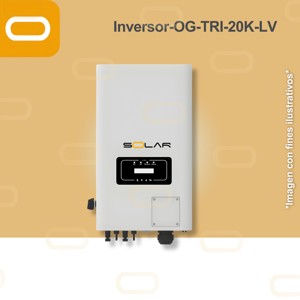 Inversor On Grid Solar Trifásico LV G4 20000W