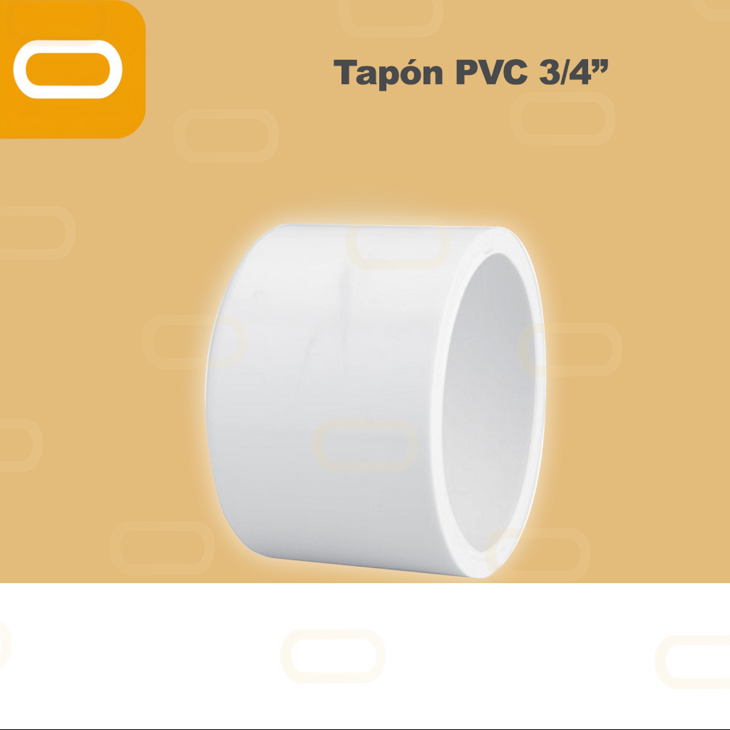 Tapón PVC 3/4"