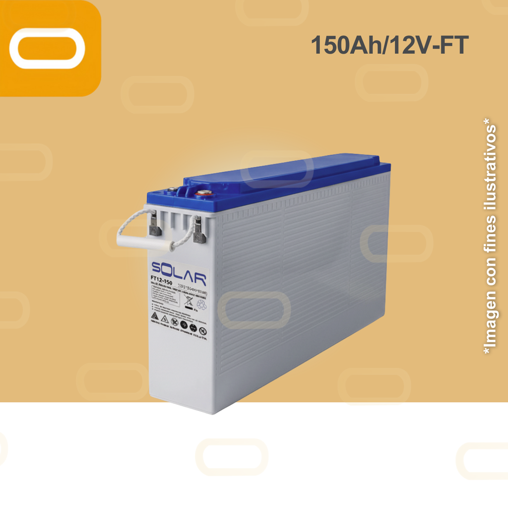 Batería de Gel FT 150Ah / 12V