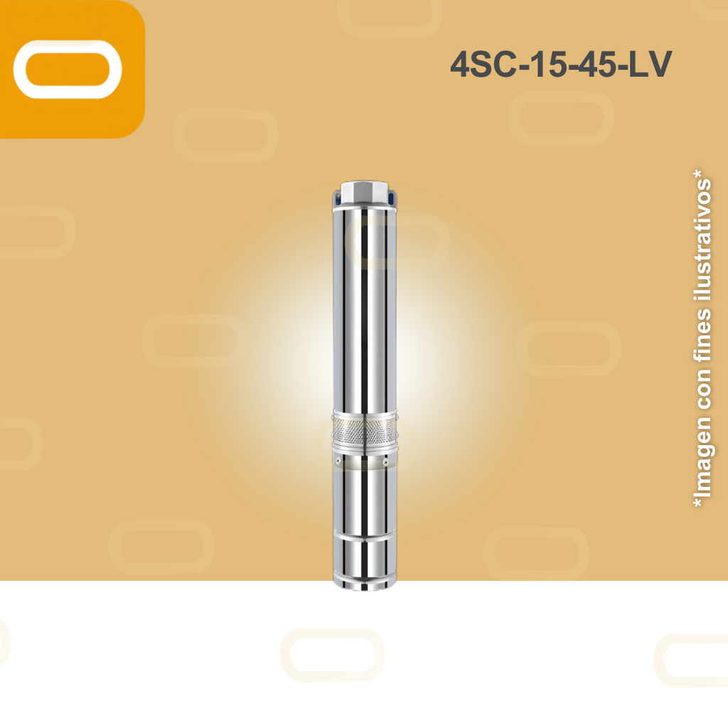 Bomba sumergible SOLAR 4SC-15-45-LV