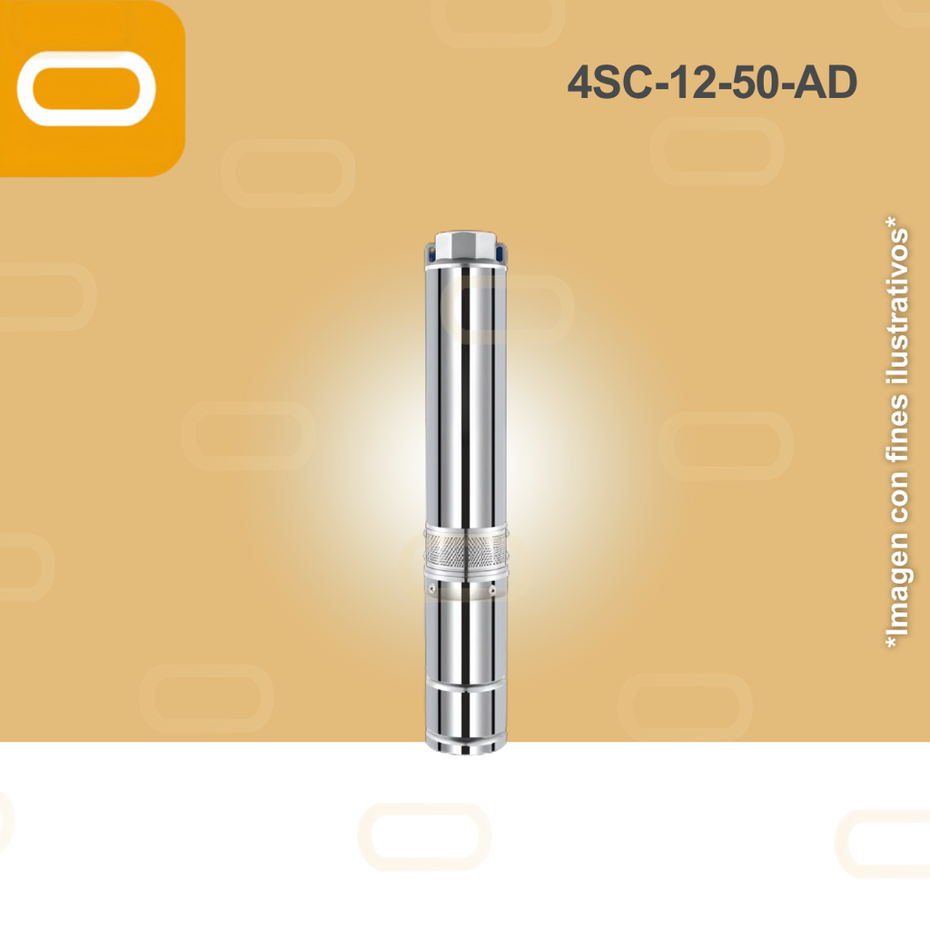 Bomba sumergible SOLAR 4SC-12-50-AD