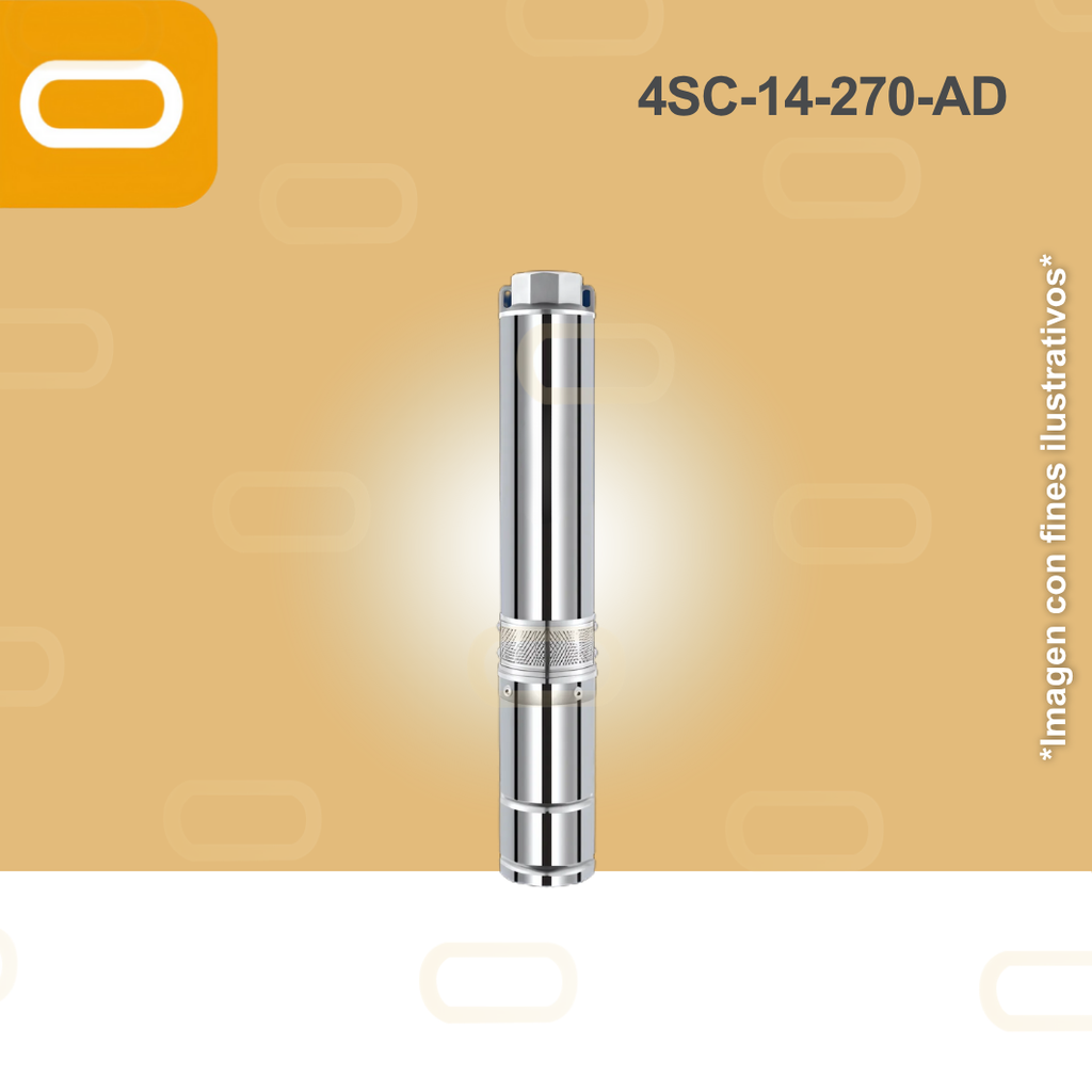 Bomba sumergible SOLAR 4SC-14-270-AD