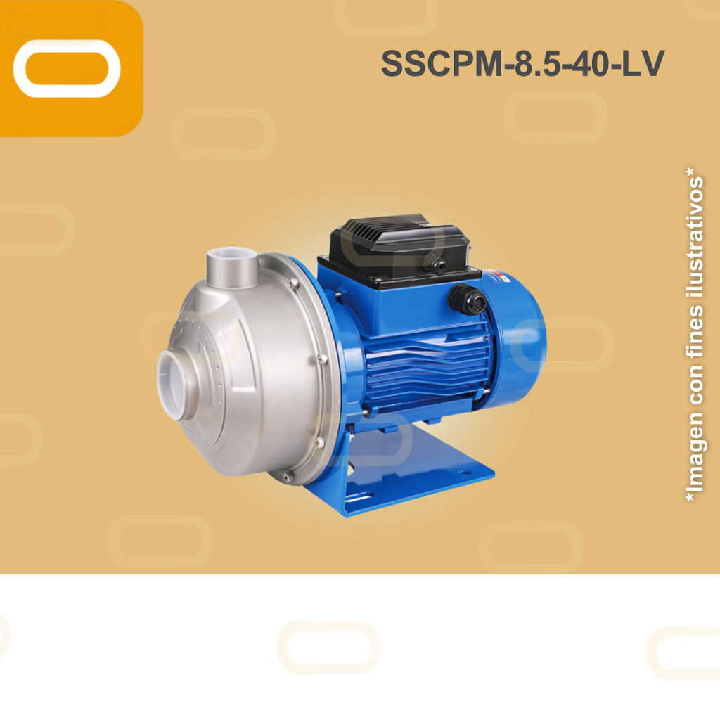 Bomba de caudal NO sumergible SOLAR SSCPM-8.5-40-LV