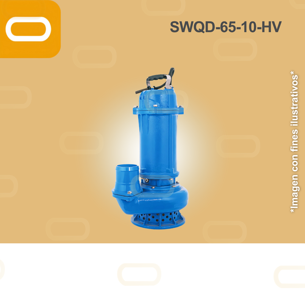 Bomba sumergible de caudal SOLAR SWQD-65-10-HV