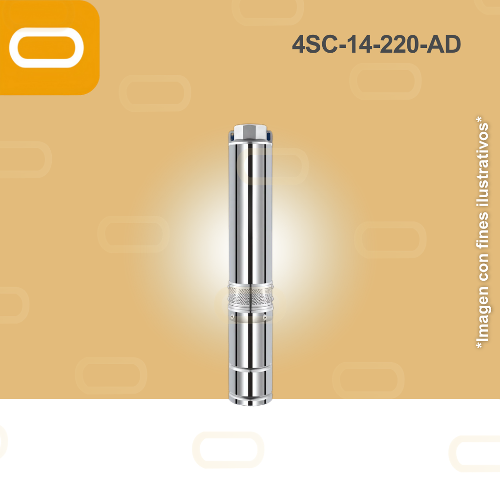 Bomba sumergible SOLAR 4SC-14-220-AD