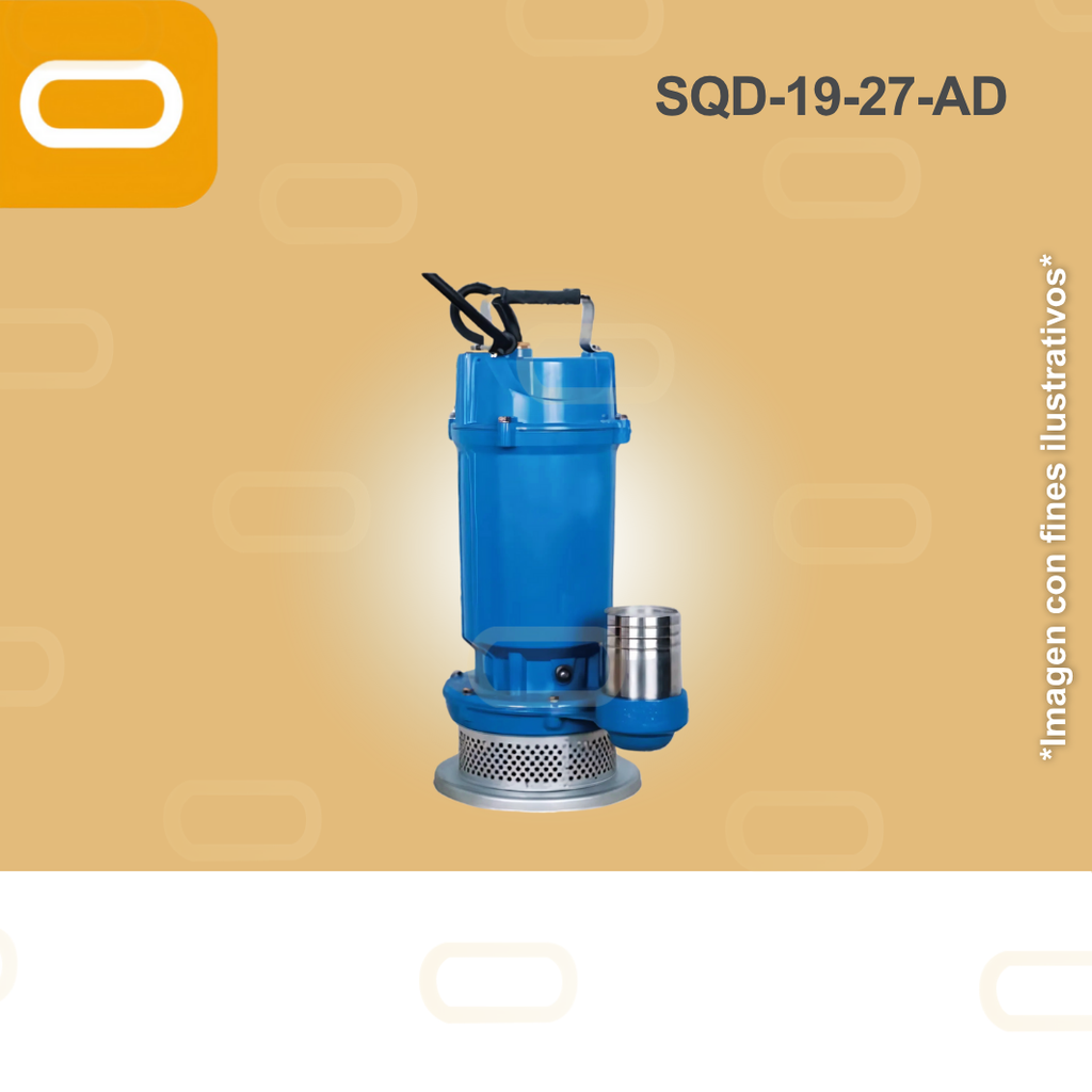 Bomba sumergible de caudal SOLAR SQD-19-27-AD
