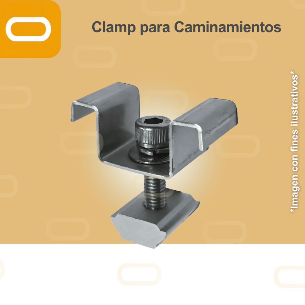 Clamp para caminamientos