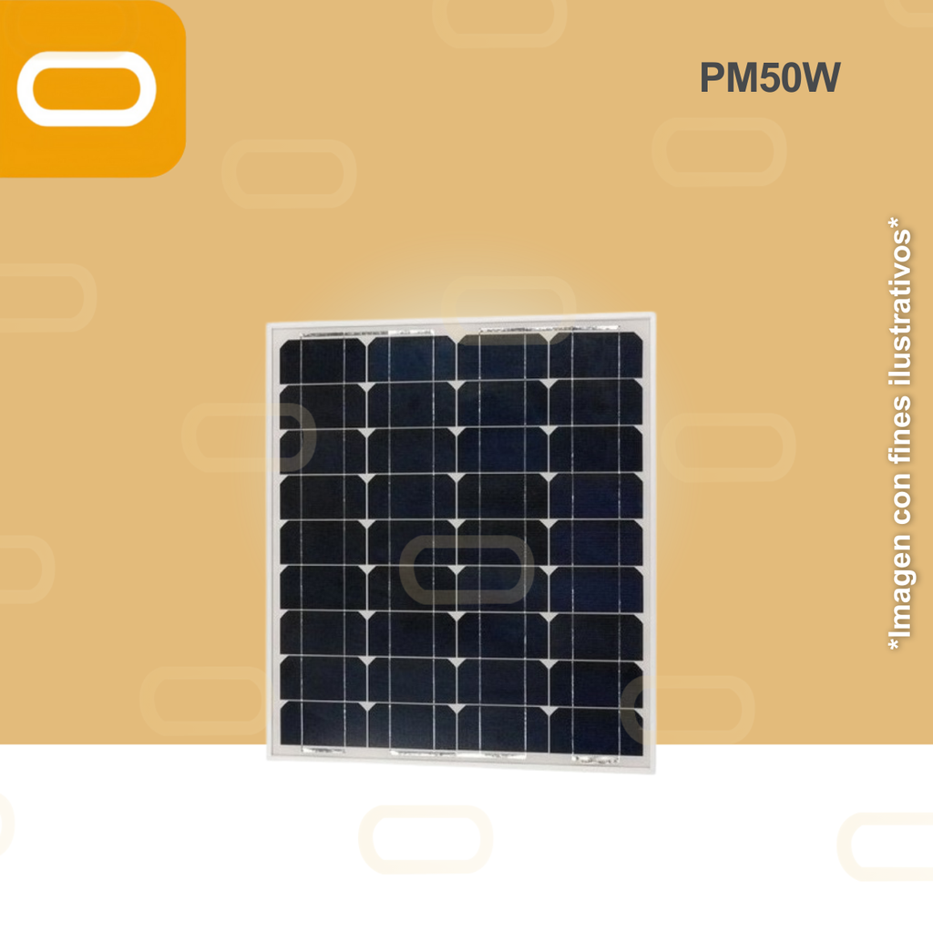 Panel Solar 50W Monocristalino