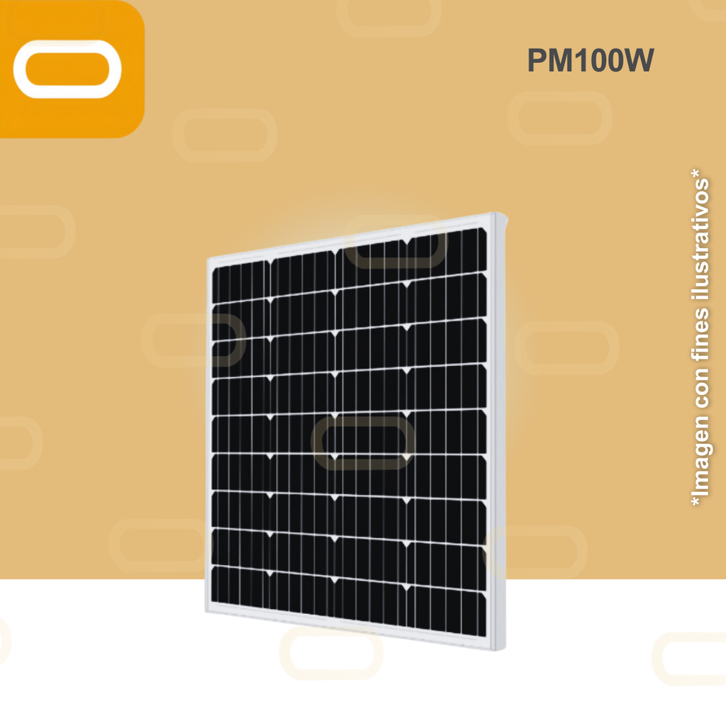 Panel Solar 100W Monocristalino