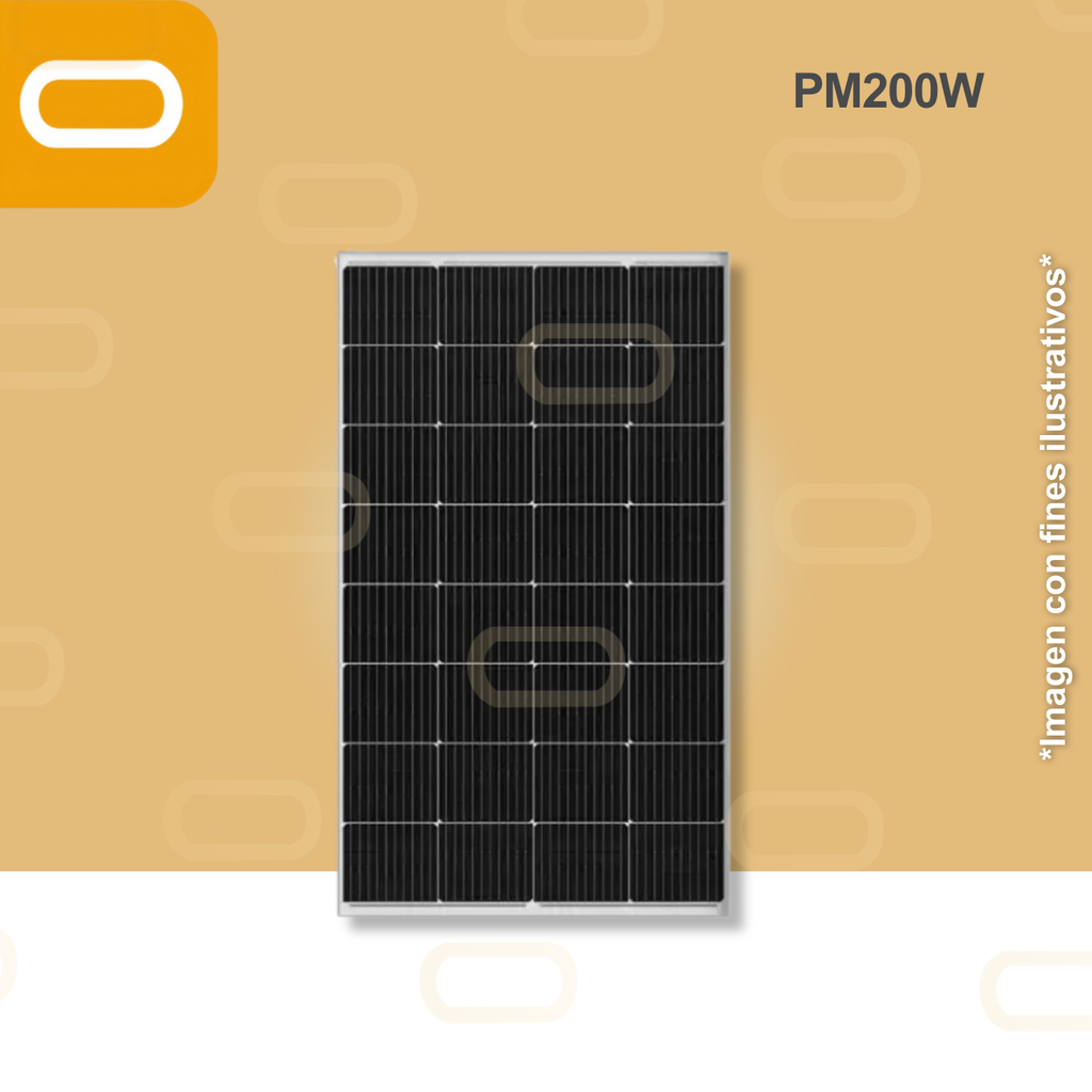 Panel Solar 200W Monocristalino