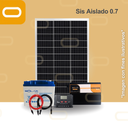 Sistema Aislado 0.7 kWh al día 200W