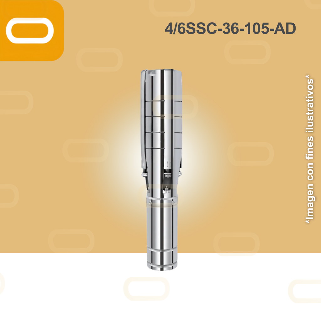 Bomba Sumergible SOLAR 4/6HSSC-36-105-AD