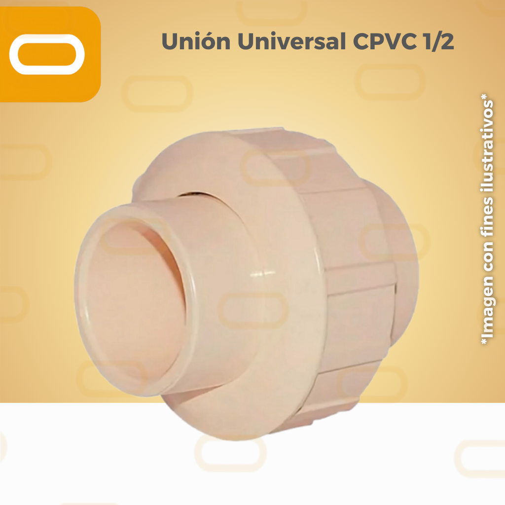 Unión Universal CPVC 1/2"