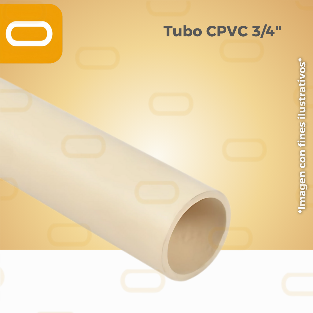 Tubo CPVC 3/4 2.5mt