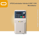 [SU100D-1S-0.75G] Variador de Frecuencia  / Controlador Híbrido para bomba AC de 0.5HP de voltaje 110V Monofásico