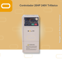 Controlador Solar para bomba de 20HP de voltaje 240V Trifásico
