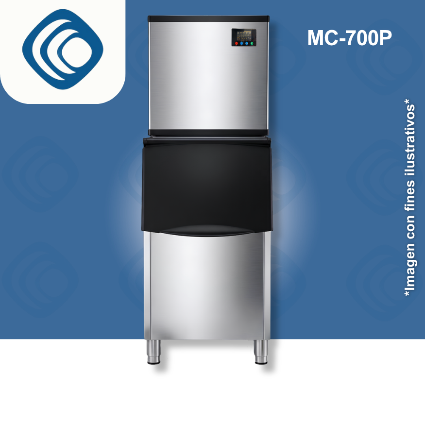 Máquina de hacer hielo Comercial - MC700P - (278 a 556 Lbs/24 hrs)