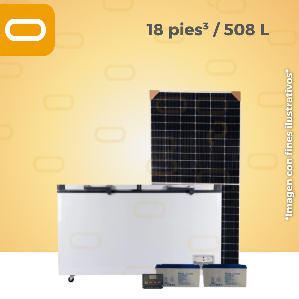 Sistema SOLAR Congelador 18 pies³ / 508 Litros