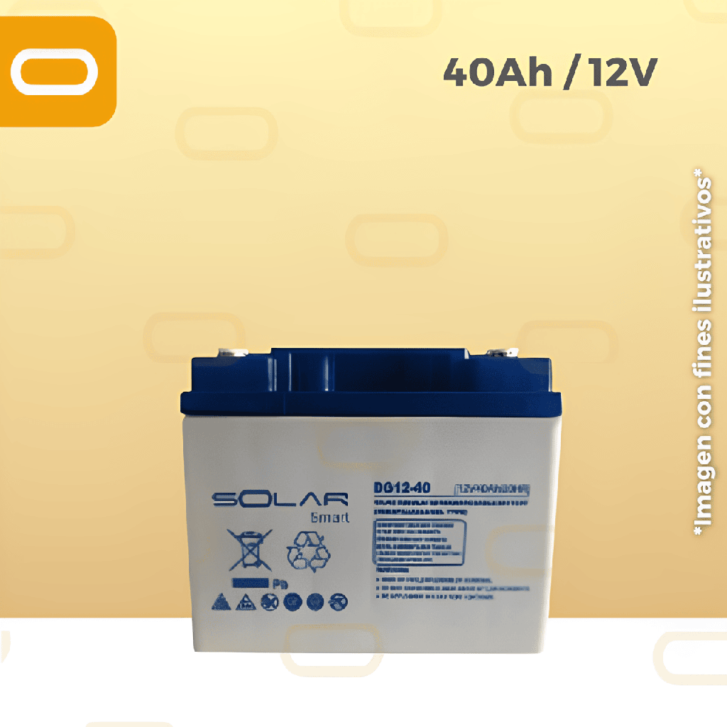 Batería de Gel 40Ah / 12V