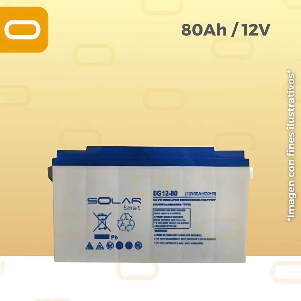 Batería de Gel 80Ah / 12V
