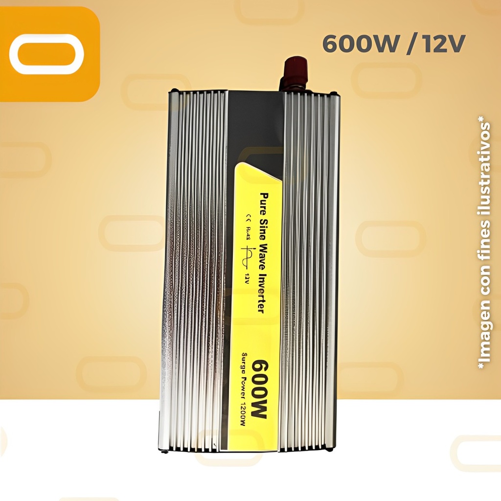 Inversor 600 W 12 V