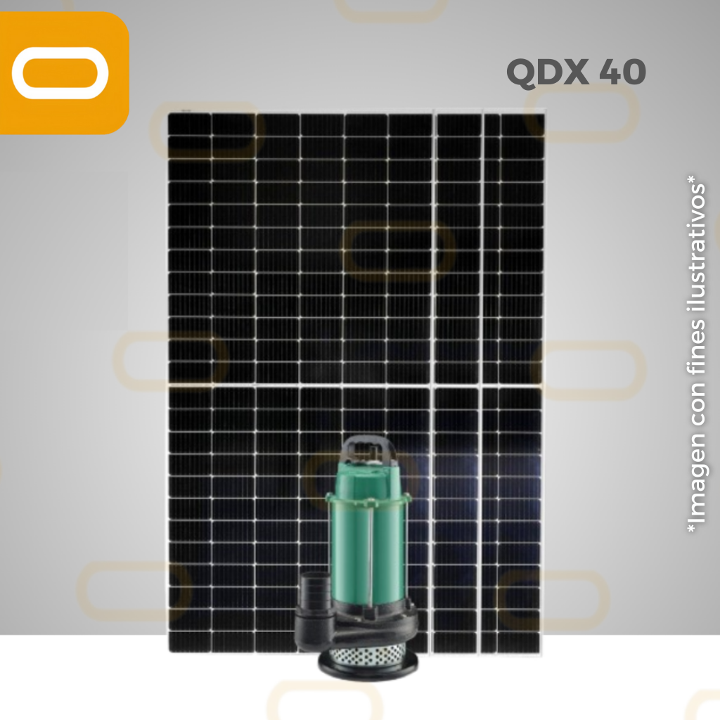 Sistema bomba de caudal sumergible QDX-40