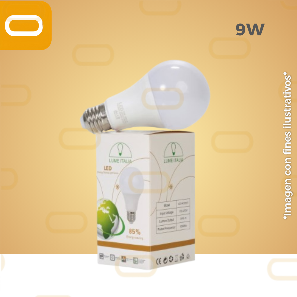 Bombilla de 9 Watts