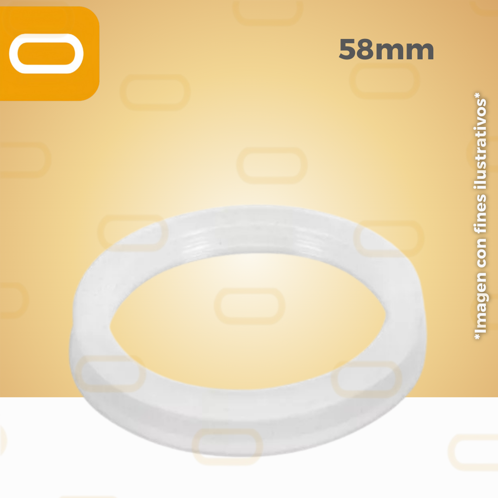 Empaque interno silicón 58mm