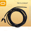Cableado panel a controlador TSJ 2X2.5mm² (Blanco)