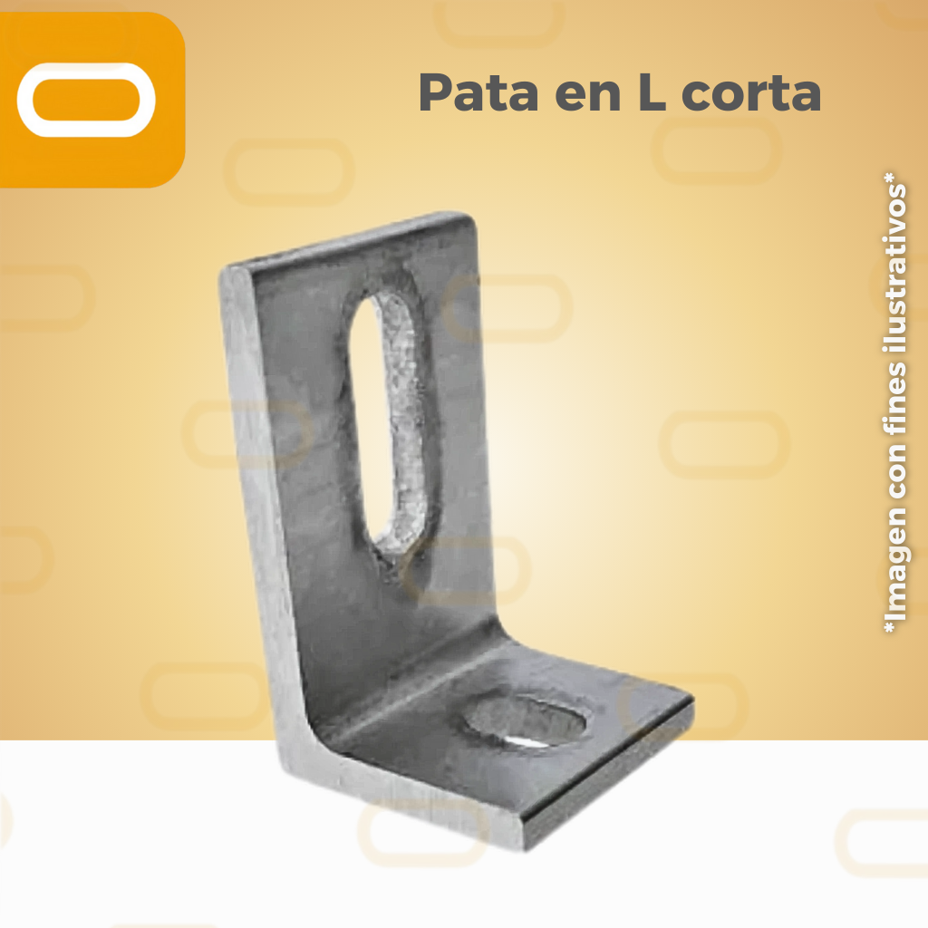 Pata en L corta
