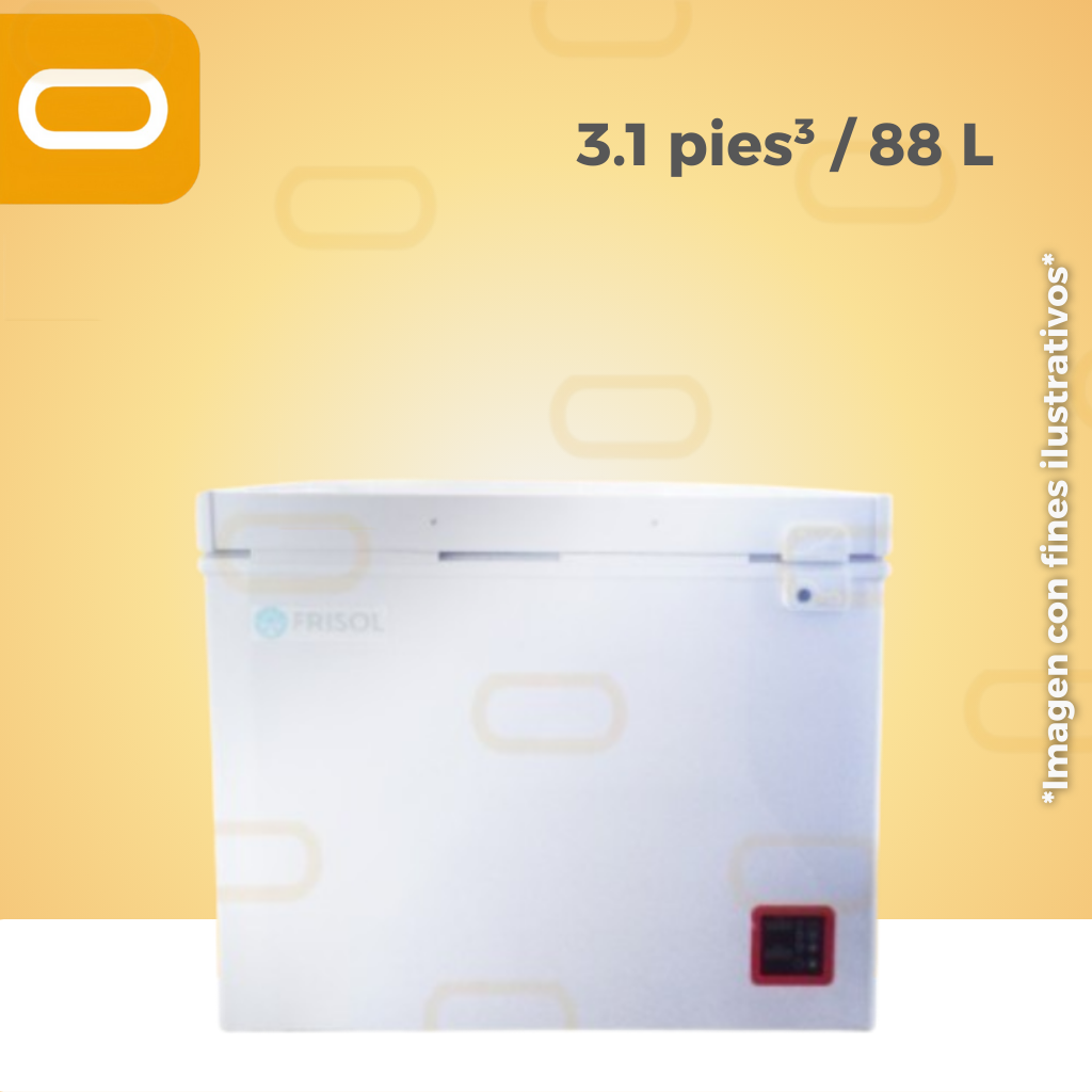 Congelador 3.1 pies³ / 88 Litros