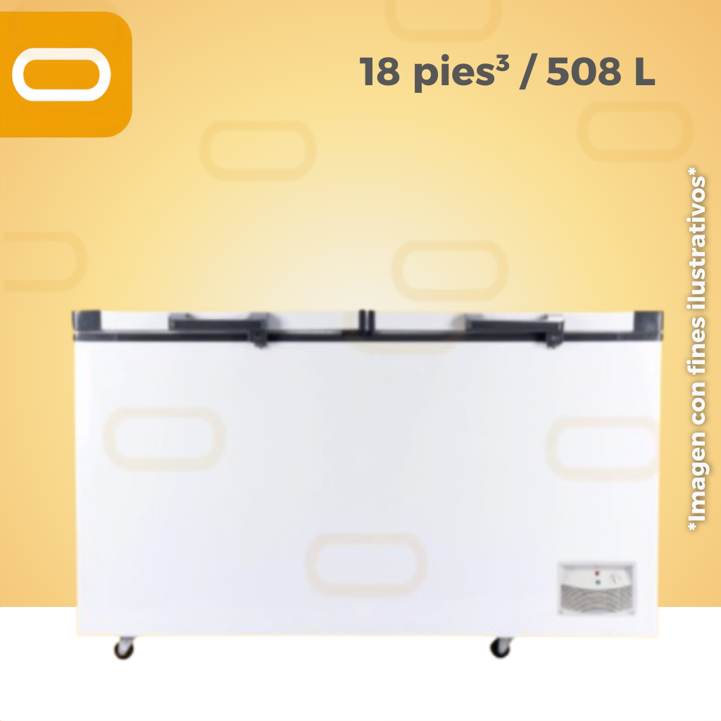 Congelador 18 pies³ / 508 Litros
