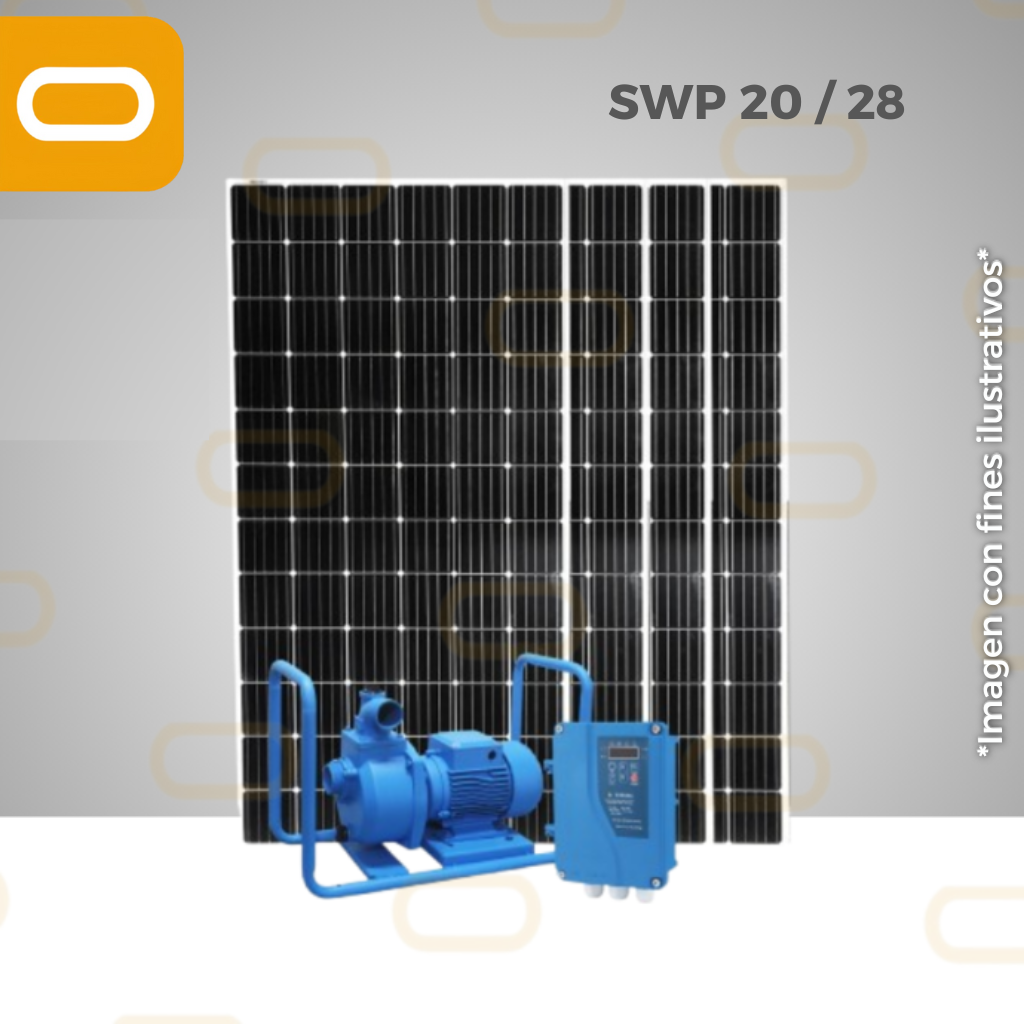 Sistema Bomba de caudal NO sumergible SOLAR SWP-20-28 / 380