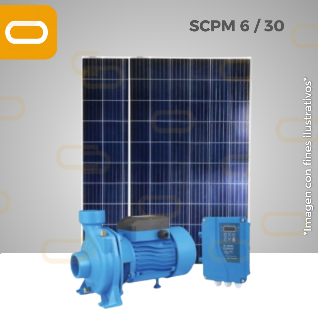Sistema Bomba de caudal NO sumergible SOLAR SCPM-6-30-280