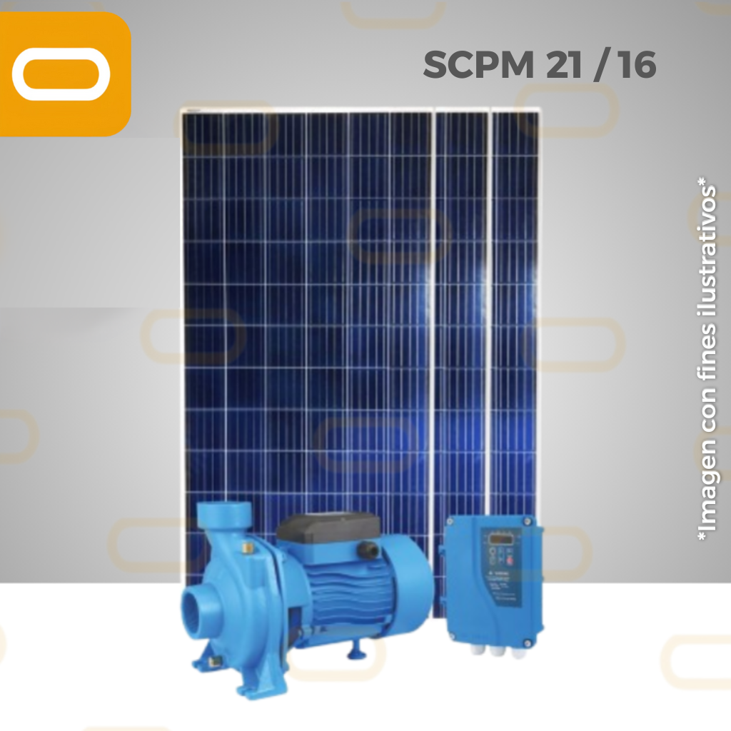 Sistema Bomba de caudal NO sumergible SOLAR SCPM-21-16-HV-330