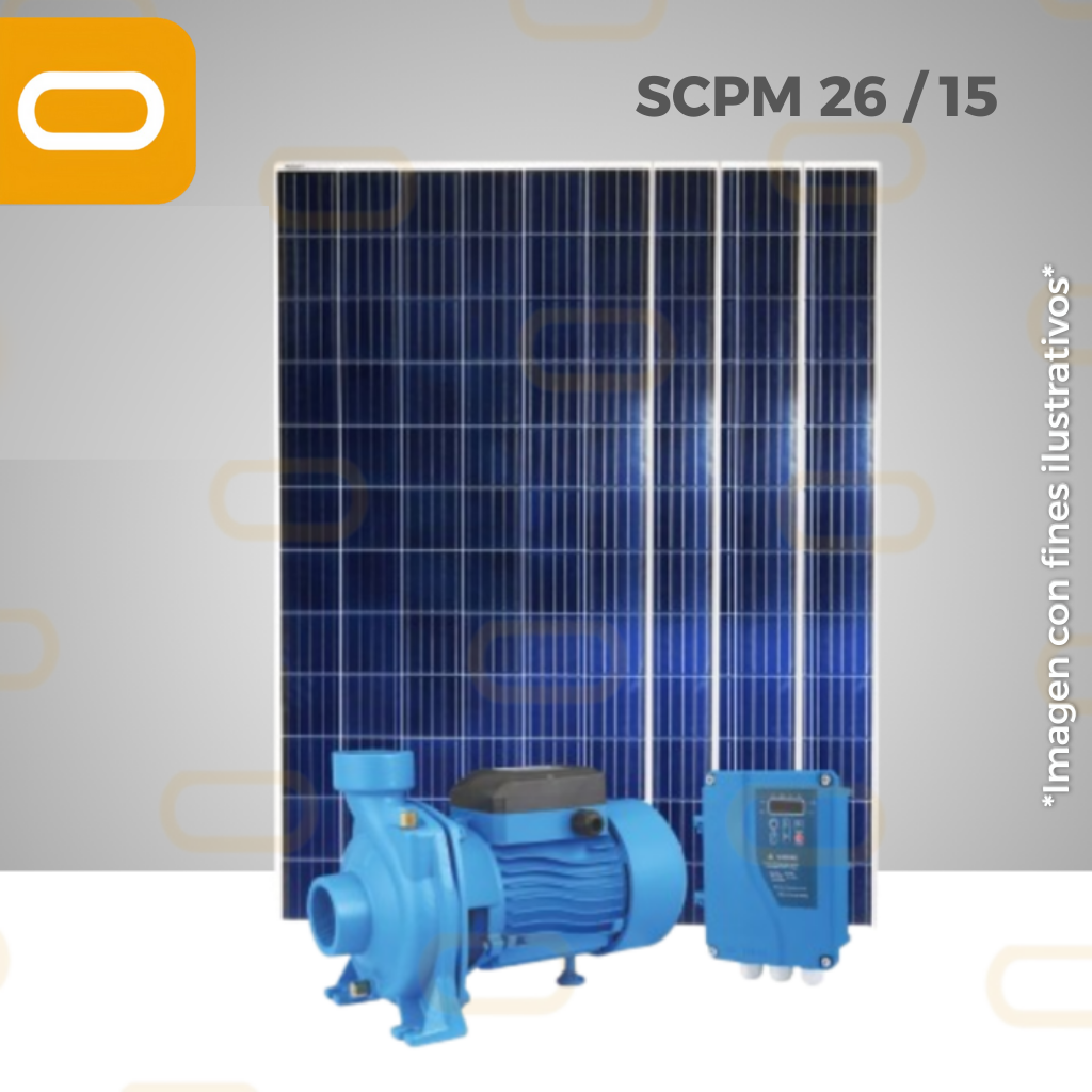 Sistema Bomba de caudal NO sumergible SOLAR SCPM-26-15-HV