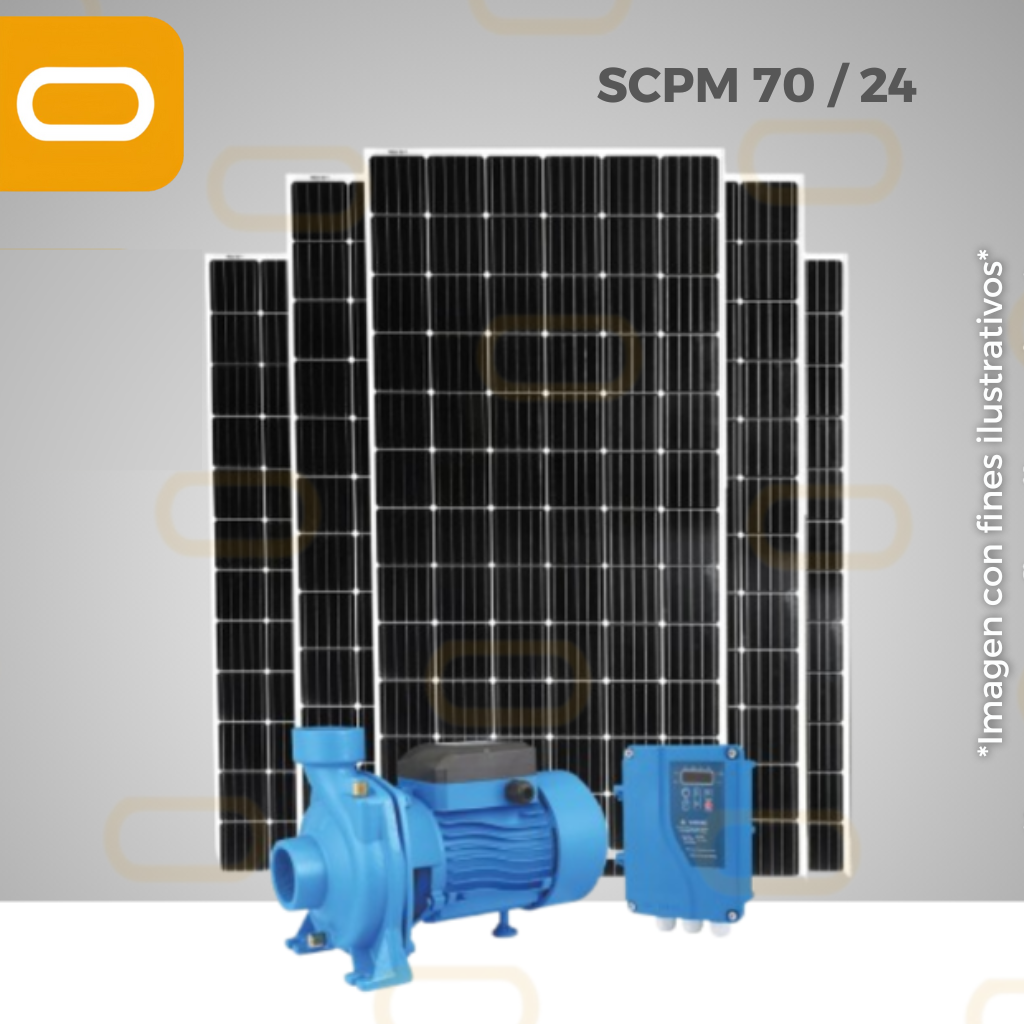 Sistema Bomba de caudal NO sumergible SOLAR SCPM-70-24