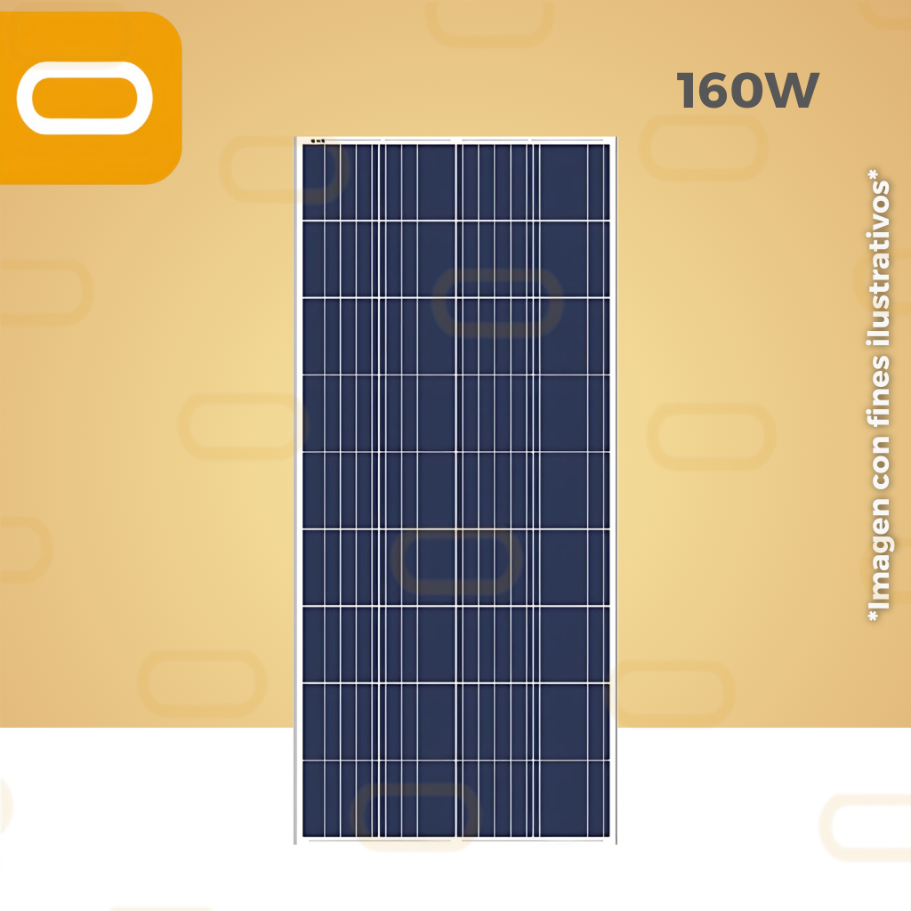 Panel Solar de 160W Policristalino