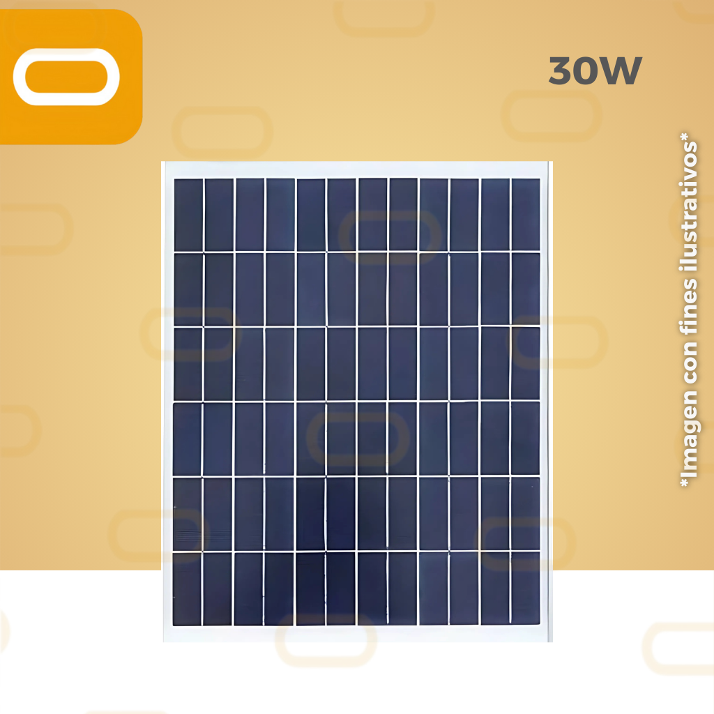 Panel Solar 30W Policristalino