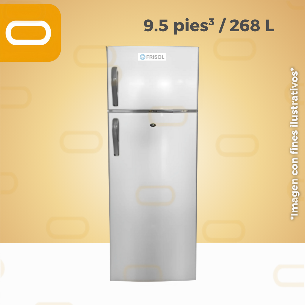 Refrigerador 9.5 pies³ / 268 Litros
