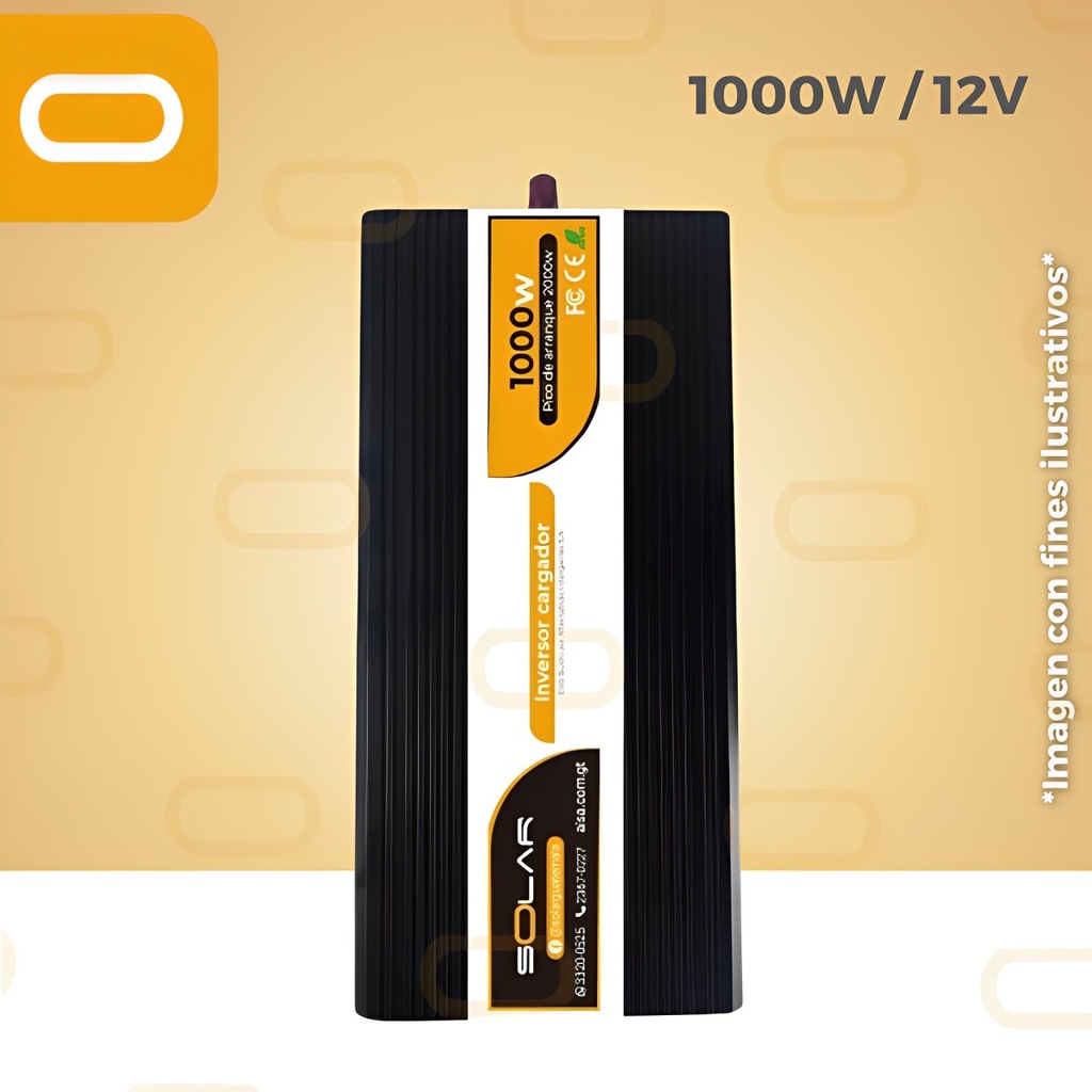Inversor Cargador Pro 1000W 12V