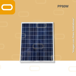 [PP80W] Panel Solar 80W Policristalino
