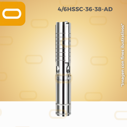 [19-189-4/6HSSC-36-38-220-2200-AD] Bomba Sumergible SOLAR 4/6HSSC-36-38-AD