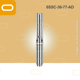 [19-196-6SSC-36-77-380-4000-AD] Bomba sumergible SOLAR 6SSC-36-77-AD