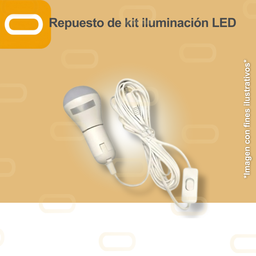 [Repuesto-bombilla-Kit-DC] Repuesto de bombilla Kit Iluminación LED
