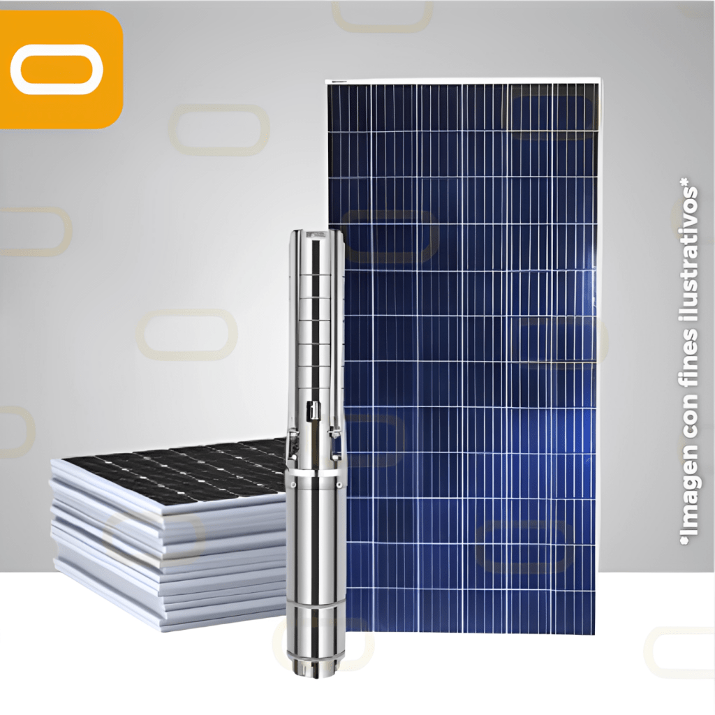 Sistema Bomba sumergible SOLAR 6SSC-70-100-AD-550 | Solar Guatemala