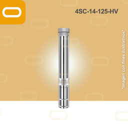[25-068-HV-4SC-14-125-280-2200] Bomba Sumergible SOLAR 4SC-14-125-HV